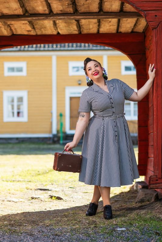 Swing Dress, CATERINA Gingham