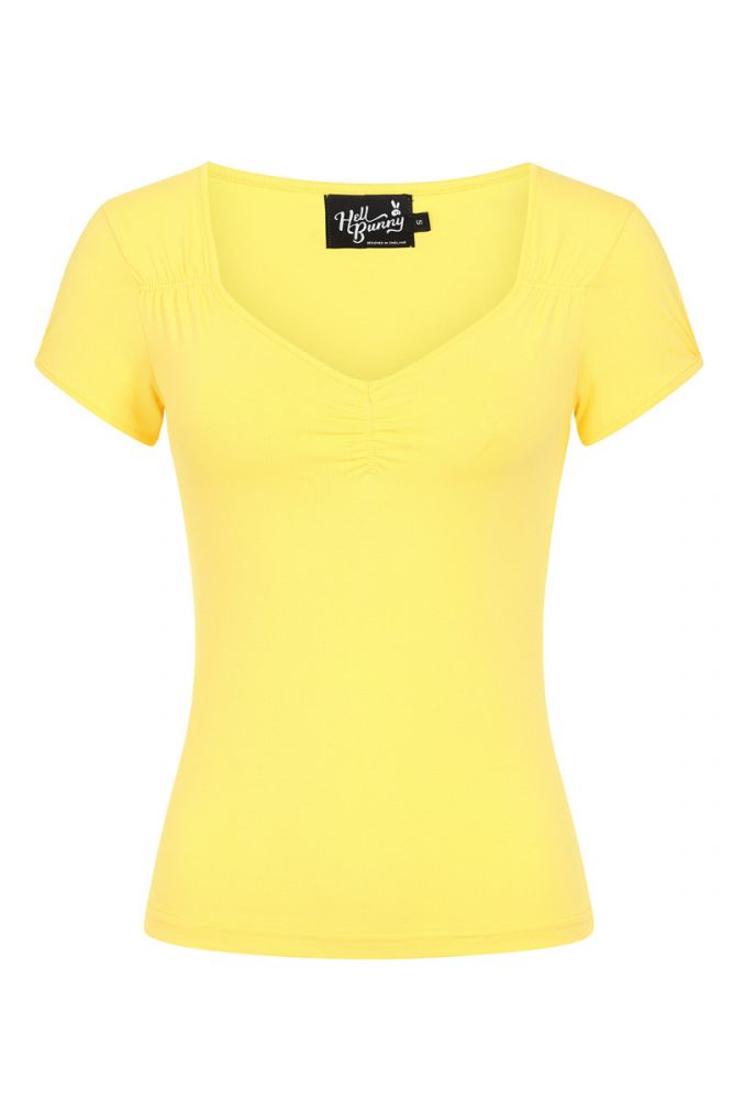 Top, MIA Yellow - Dressy