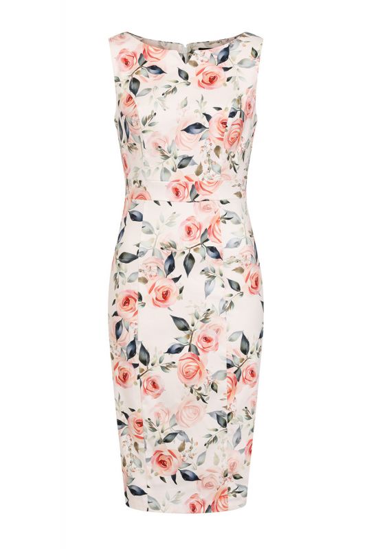 Pencil Dress, JOYCE FLORAL (813)