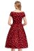 Kellomekko, LILY 50s Burgundy Polkadot (873)