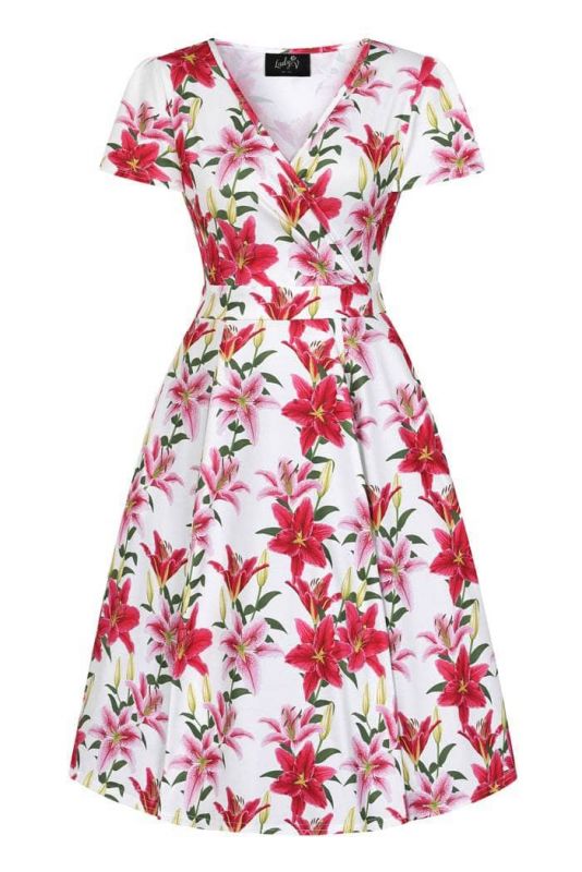 Swing Dress, LYRA MINI Lilies