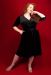 Swing Dress, LYRA Black Velvet