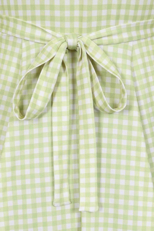 Swing Dress, LYRA Lime Gingham