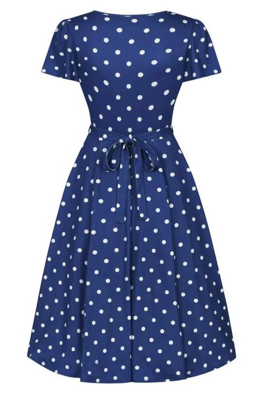 Kellomekko, LYRA Navy Polkadot