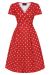 Swing Dress, LYRA Red Polkadot