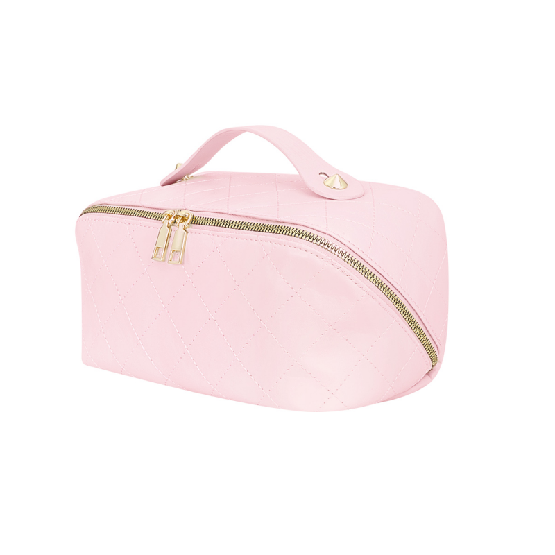 Cosmetic Bag, Diamond Pink