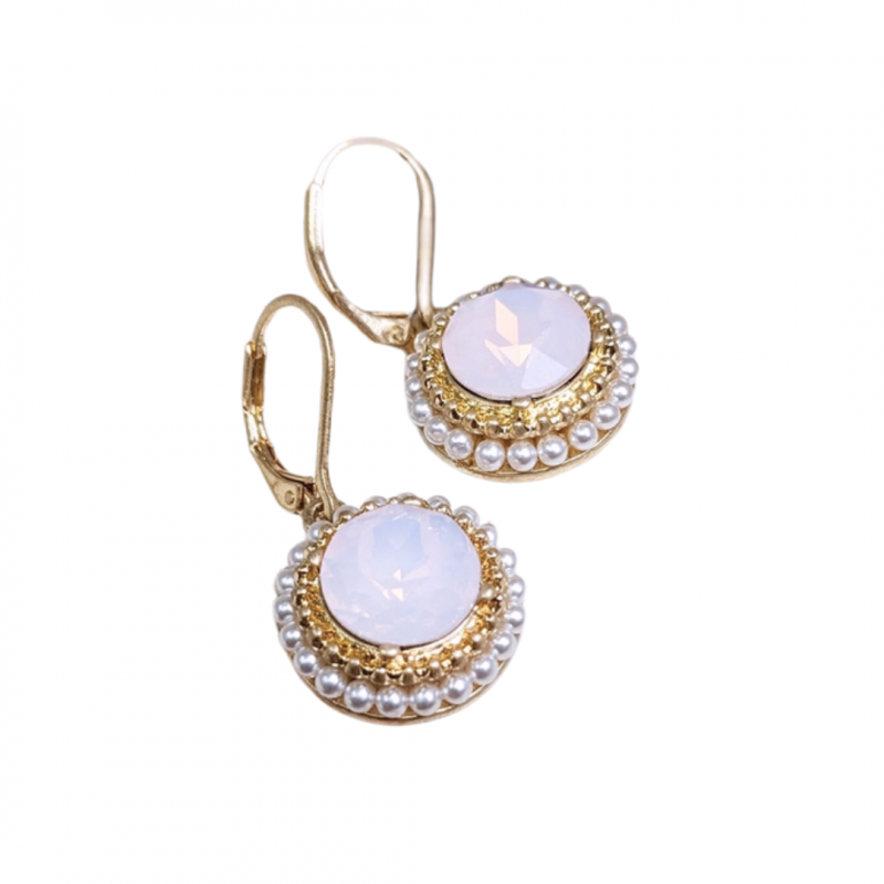 Earrings, REGENCY Pearl Pink