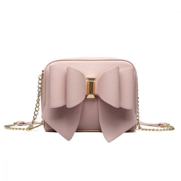 Handbag, JUDY Bow Pink Rose