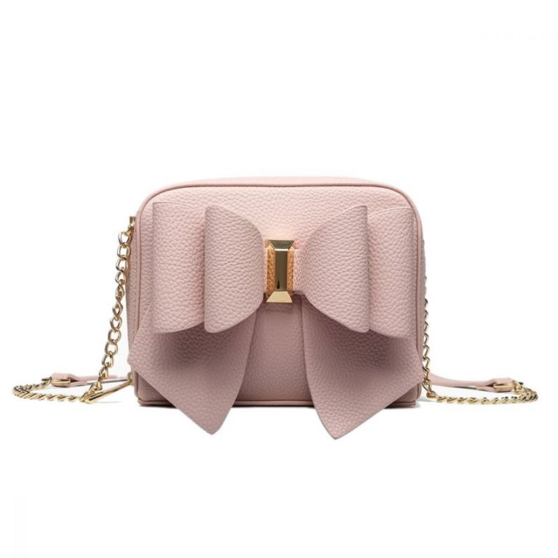 Handbag, JUDY Bow Pink Rose