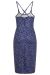 Pencil Dress, NORMA Navy Blue (729)