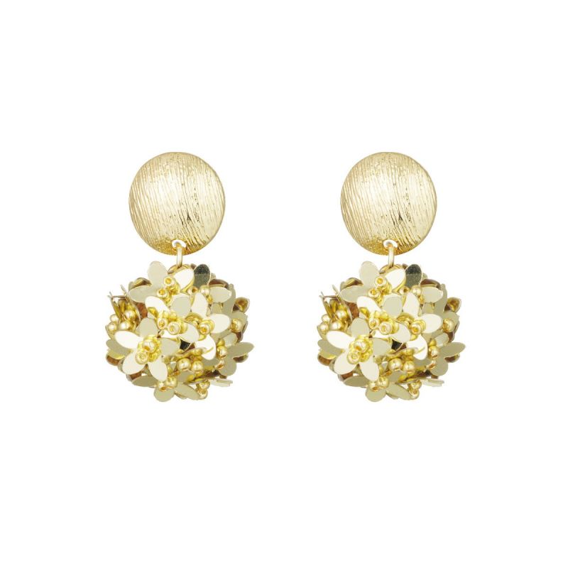 Earrings, POP Gold