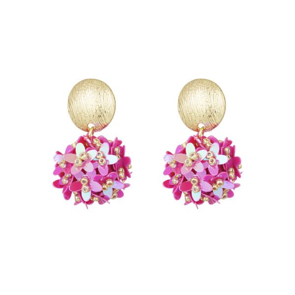 Earrings, POP Pink