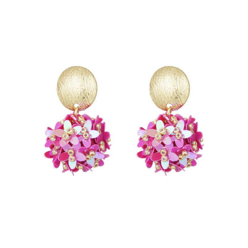 Earrings, POP Pink