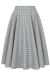 Swing Skirt, CARY Blue Check (25679)