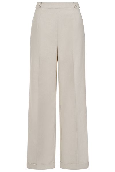 Trousers, LOIS LINEN Light Sand (31270) 