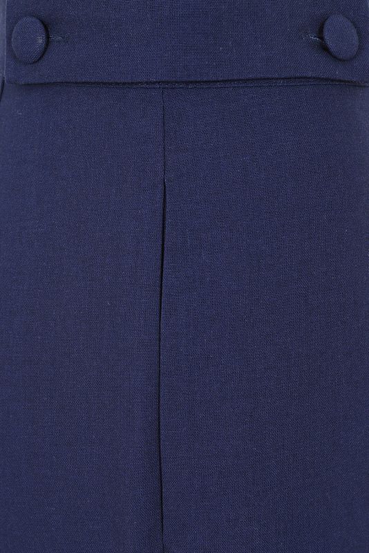 Trousers, LOIS LINEN Navy (31270)