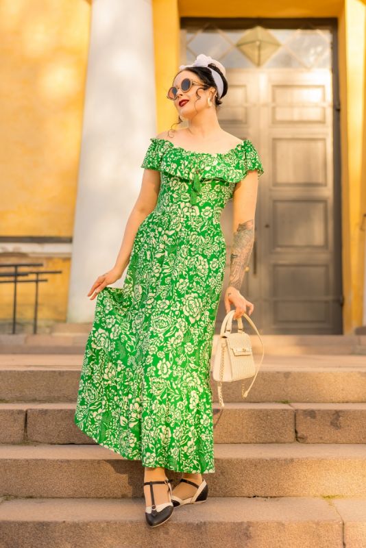 Mekko, BARDOT Retro Floral Green