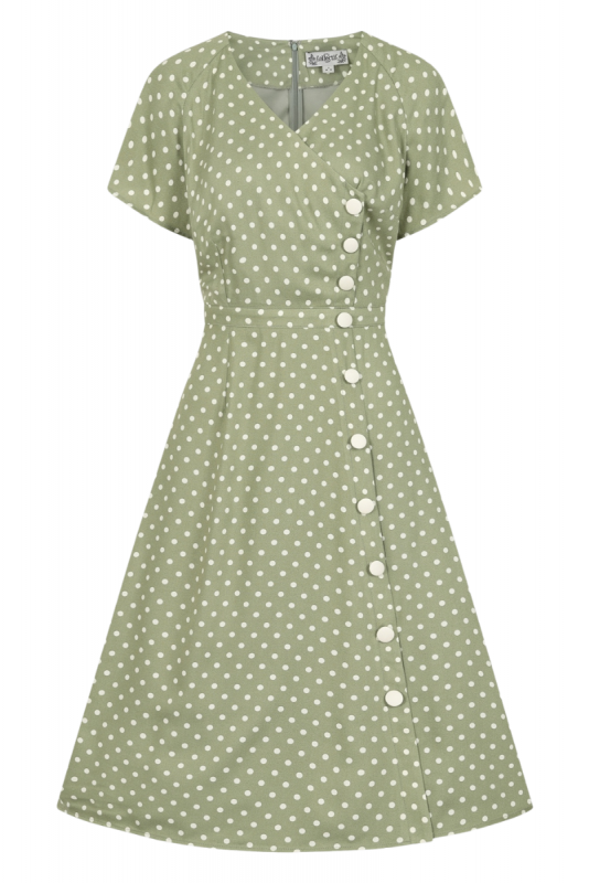 Dress, CHERYLIN Vintage Polka