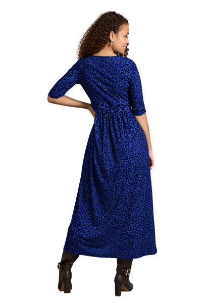 Maxi Dress, SONIA Blue Leopard