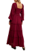 Dress, LADY MARY Burgundy