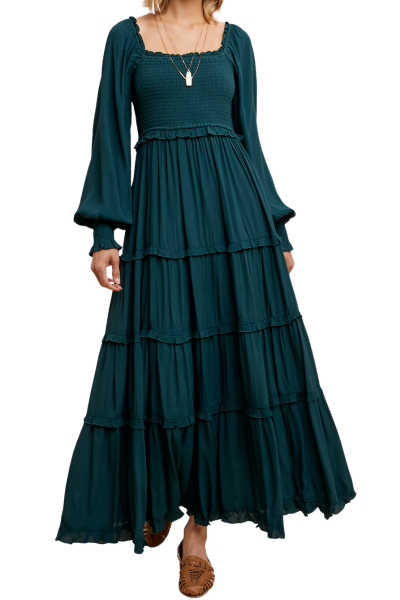 Dress, LADY MARY Dark Green