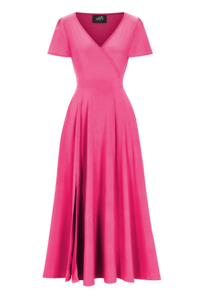 Maxi Dress, LYRA Cerise