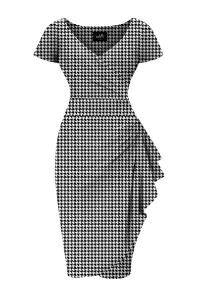 Pencil Dress, ELSIE Houndstooth