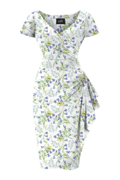 Pencil Dress, ELSIE Bluebells