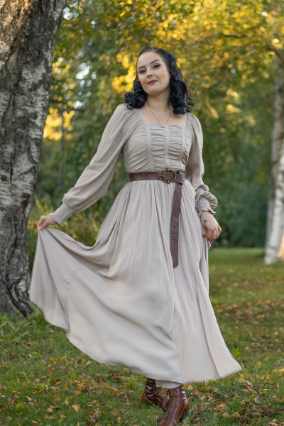 Dress, LADY AMELIA Taupe