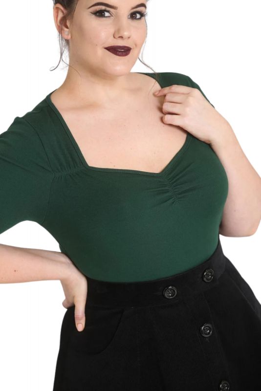 Top, PHILIPPA Bottle Green (60155) 