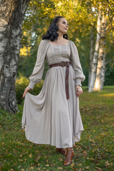 Dress, LADY AMELIA Taupe