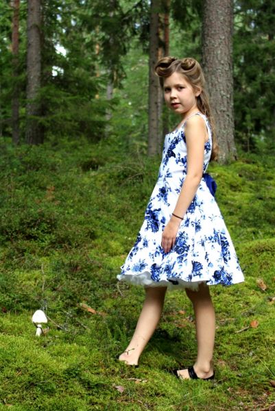 Kids Swing Dress, BLUE ROSA (4104)