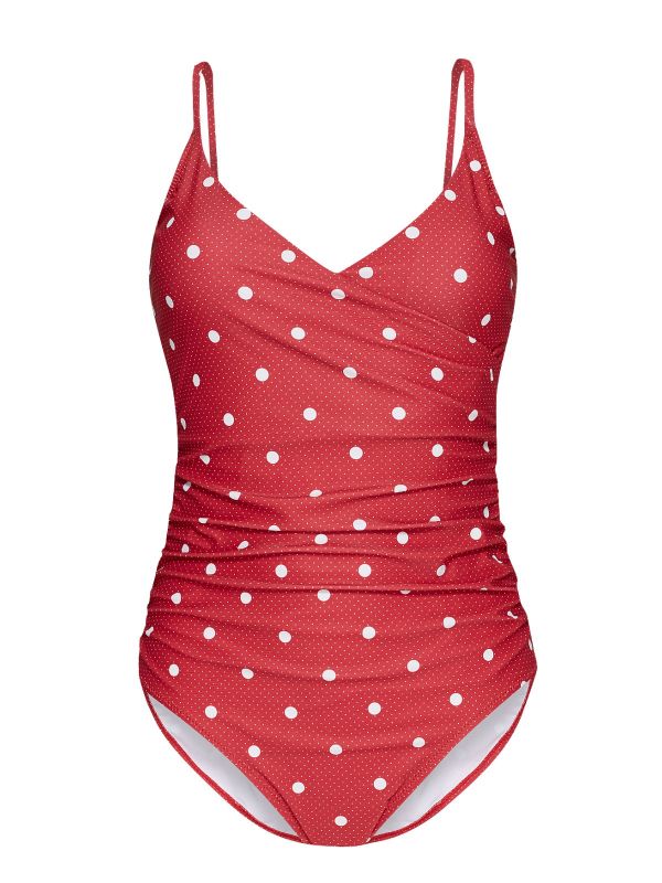 Swimsuit, MARIA Red Polkadot - Dressy